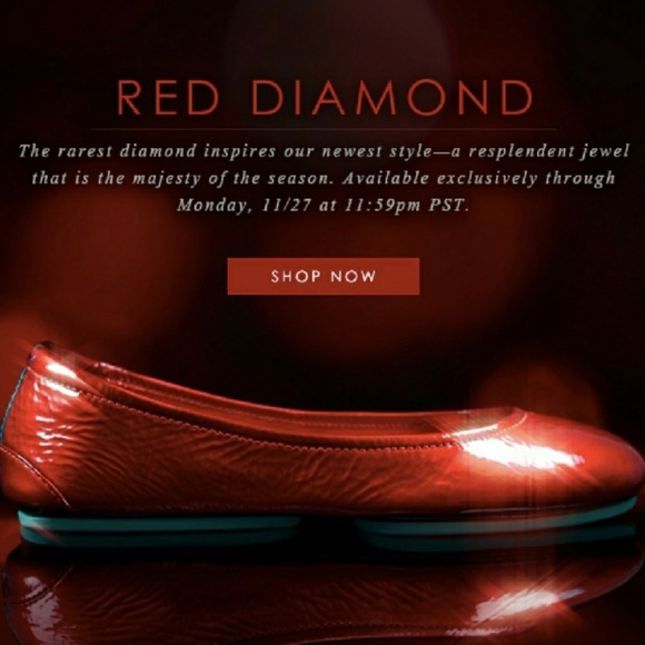Tieks Red Diamond Size 9 NO LOWBALL OFFERS PLEASE - Picture 4 of 4